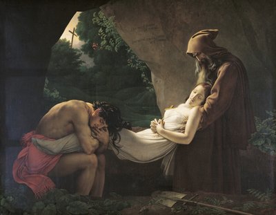 The Tomb of Atala by Anne Louis Girodet de Roucy Trioson